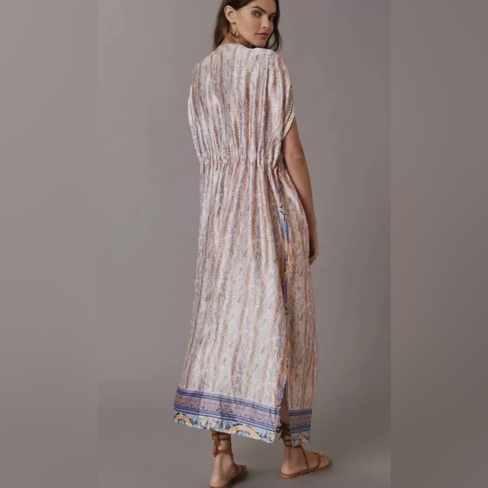Anthropologie Silky snake kimono duster - One Size